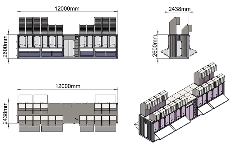 5MW High Voltage Resistive Load Bank For Power and Generator Testing 8