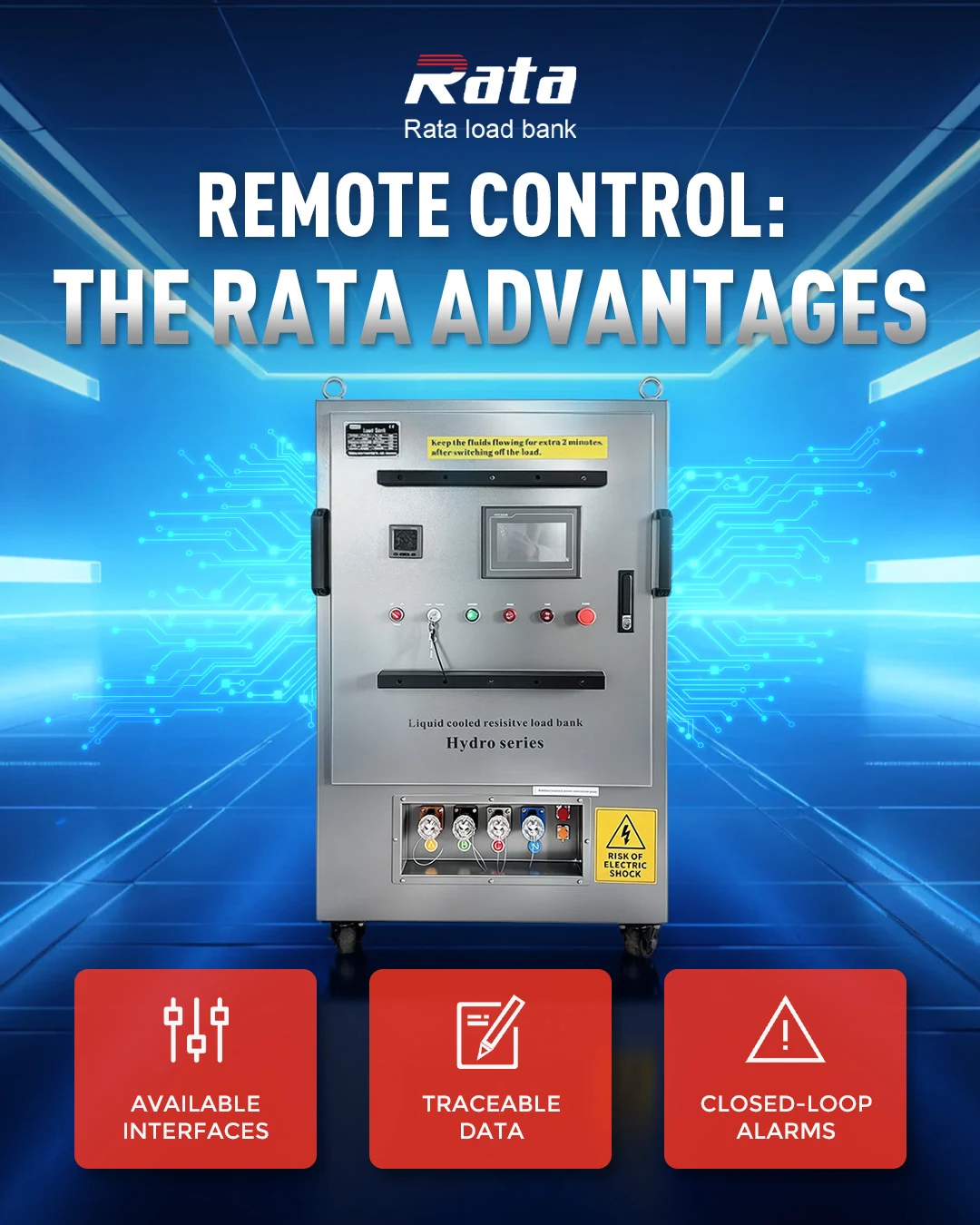 Rata Hydro-100L Liquid Cooled Load Bank Data