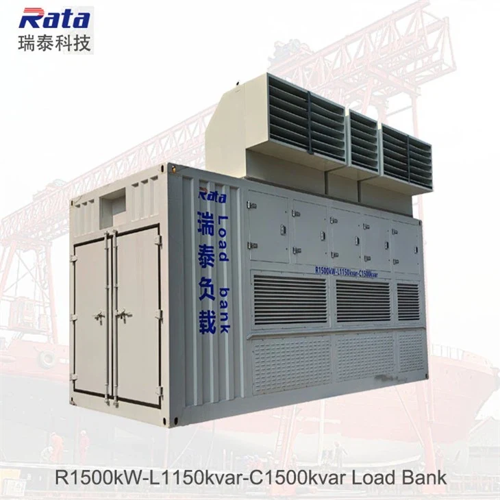R1500kW/L1150kvar/C1500kvar RLC Load Bank For UPS system testing and PDU/Power distribution system