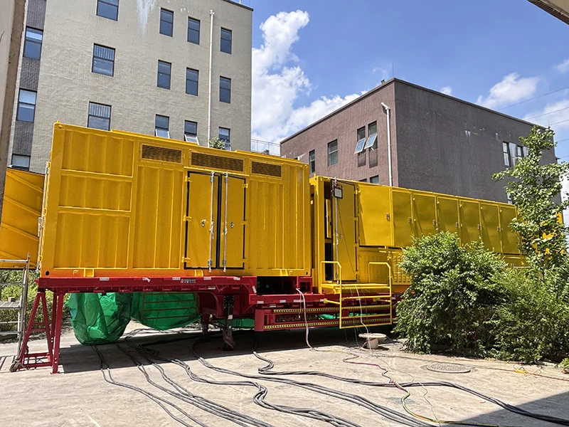 瑞泰 7500kVA 发电机负载测试配大功率电阻及无功负载箱